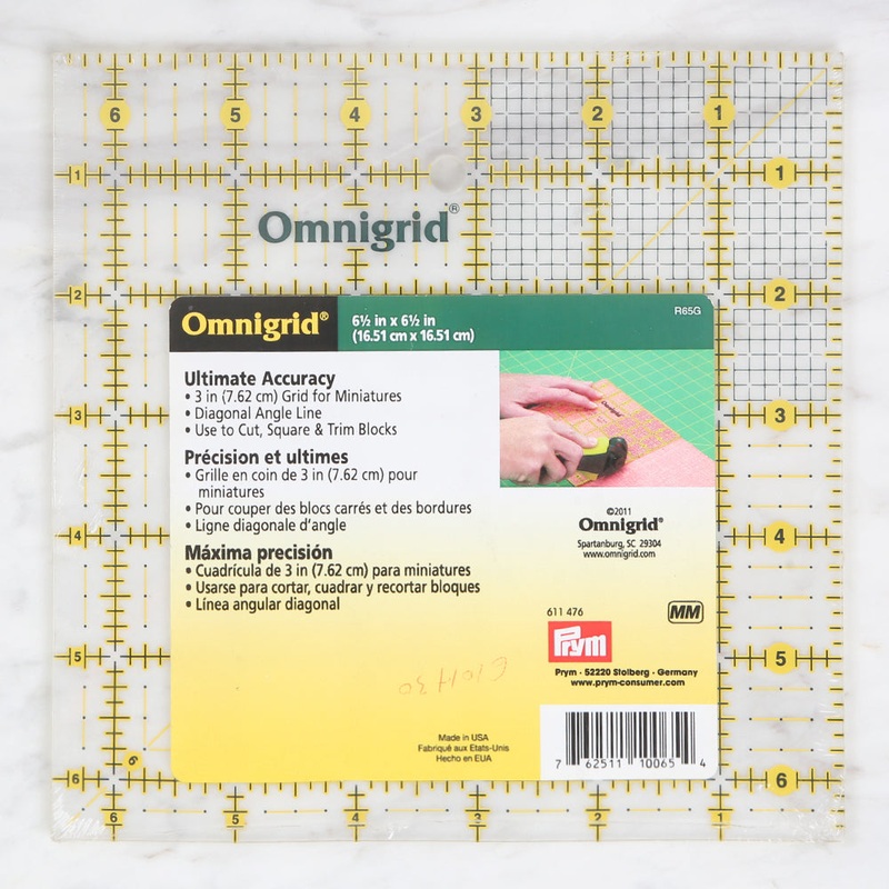 Prym Patchwork Ruler 16.51 cm x 16.51 cm – 611476