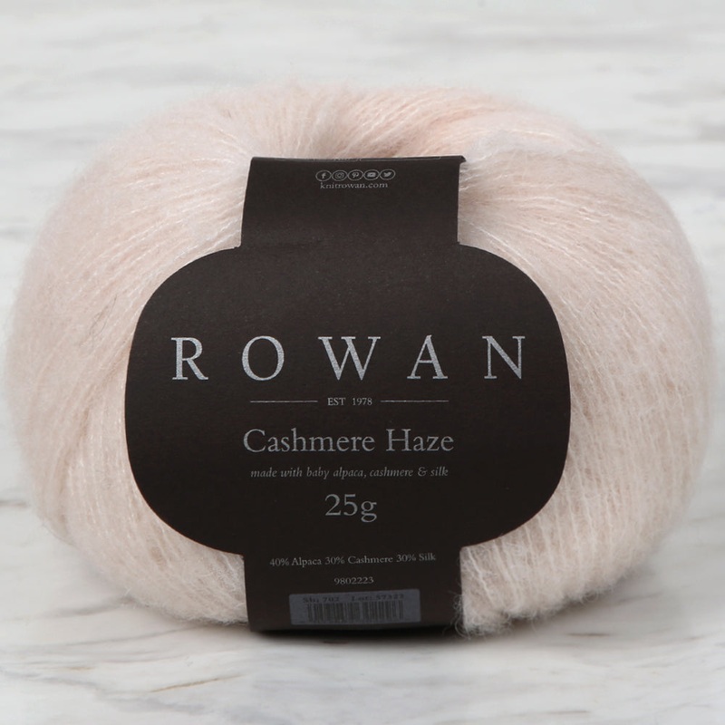 Rowan Cashmere Haze 25gr Hand Knitting Yarn, Beige – 702