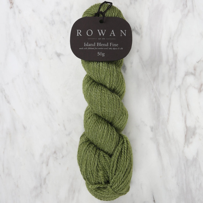 Rowan Island Blend Fine Hand Knitting Yarn, Green – 104