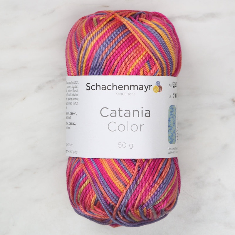 Schachenmayr Catania Color 50g Yarn, Variegated  – 00205