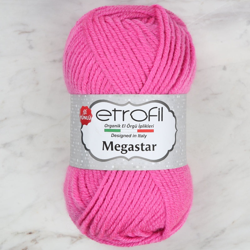 Etrofil Megastar Yarn,Pink – 73308