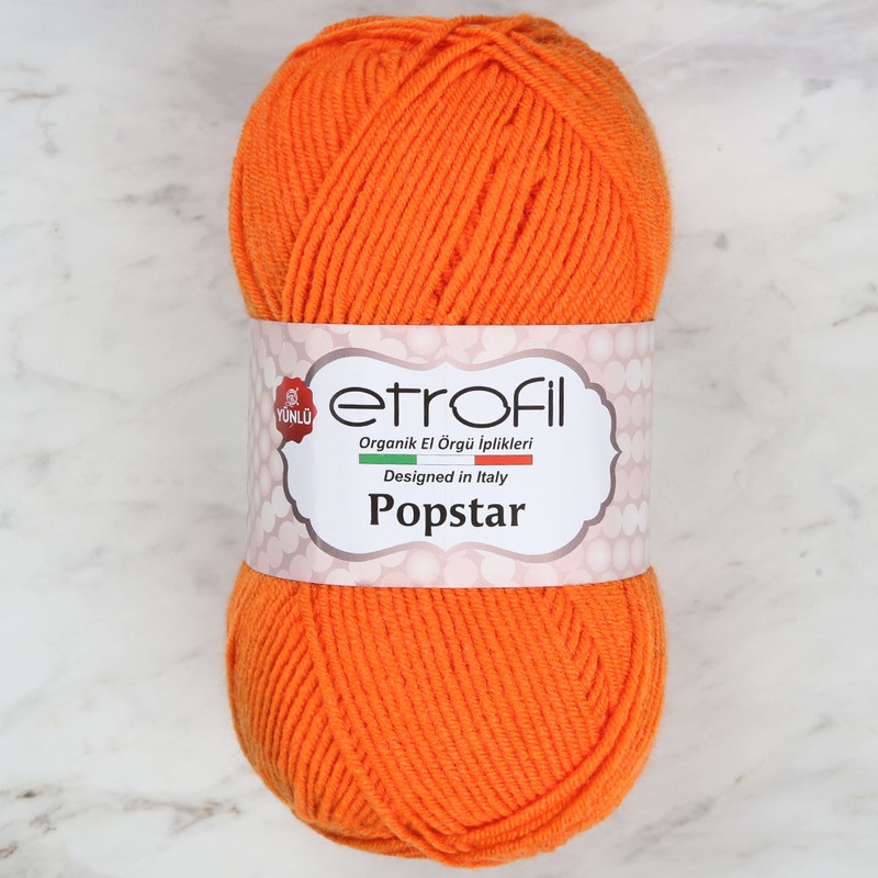 Etrofil Popstar Yarn,Orange – 72192