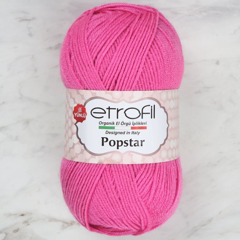 Etrofil Popstar Yarn,Pink – 73308