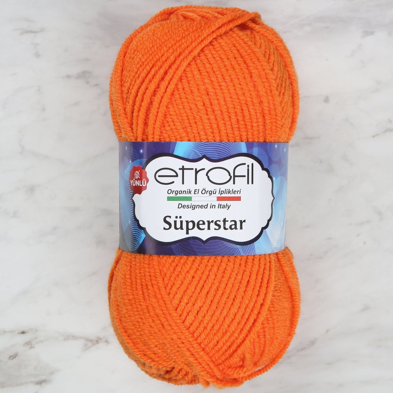 Etrofil Sperstar Yarn ,Orange- 72192
