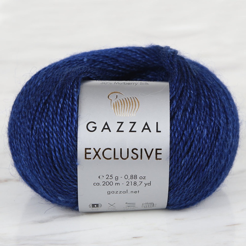 Gazzal Exclusive Hand Knitting Yarn, Blue – 9911