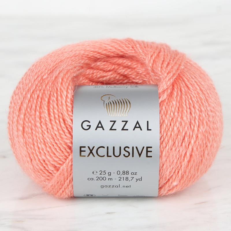 Gazzal Exclusive Hand Knitting Yarn, Orange – 9905