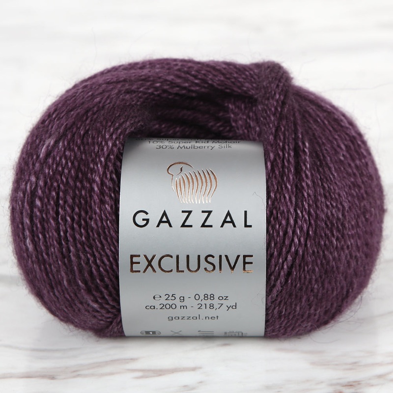 Gazzal Exclusive Hand Knitting Yarn, Purple – 9910