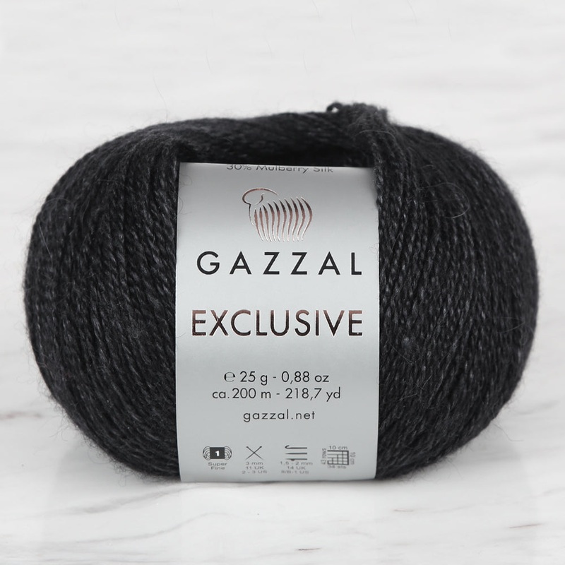 Gazzal Exclusive Hand Knitting Yarn, Smoke – 9906