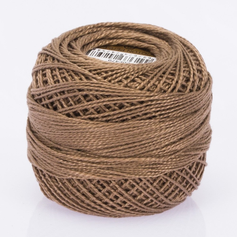 Madame Tricote Paris Koton Perle No:8 Embroidery Thread, Brown – 479