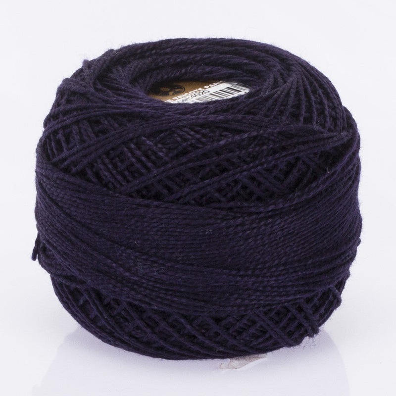 Madame Tricote Paris Koton Perle No:8 Embroidery Thread, Dark Blue – 4020