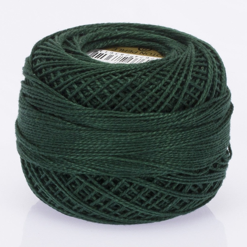 Madame Tricote Paris Koton Perle No:8 Embroidery Thread, Dark Green – 597