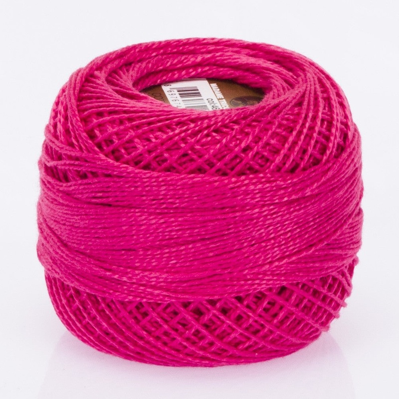 Madame Tricote Paris Koton Perle No:8 Embroidery Thread, Dark Pink – 462