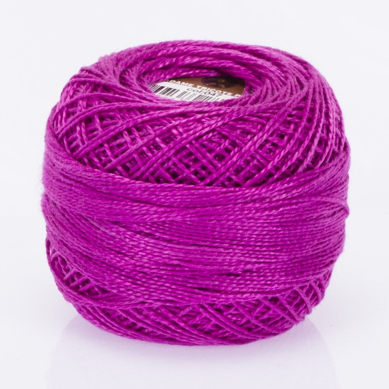 Madame Tricote Paris Koton Perle No:8 Embroidery Thread, Dark Pink – 47