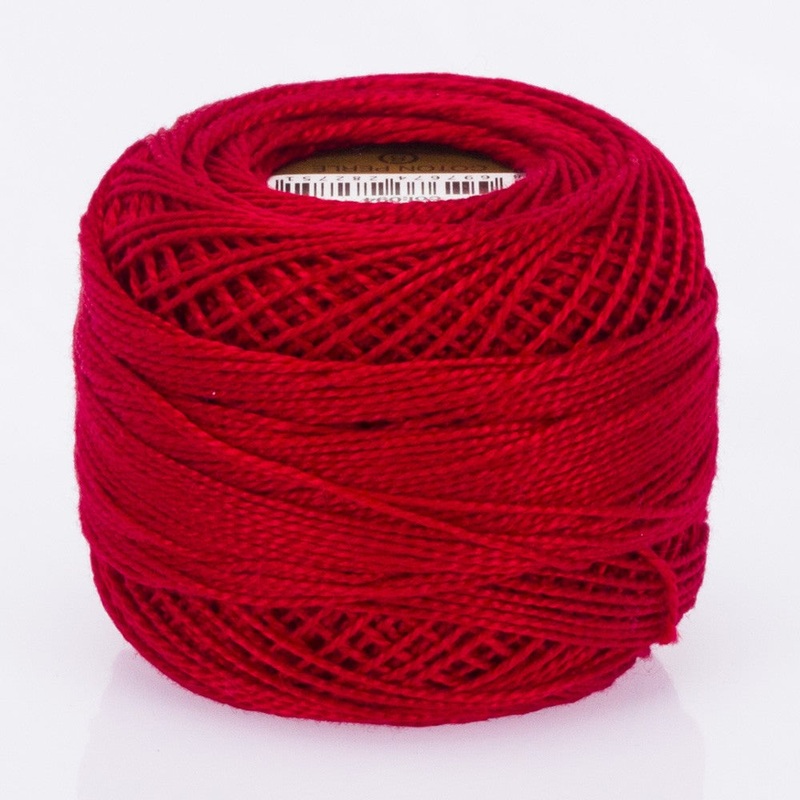 Madame Tricote Paris Koton Perle No:8 Embroidery Thread, Dark Red – 94
