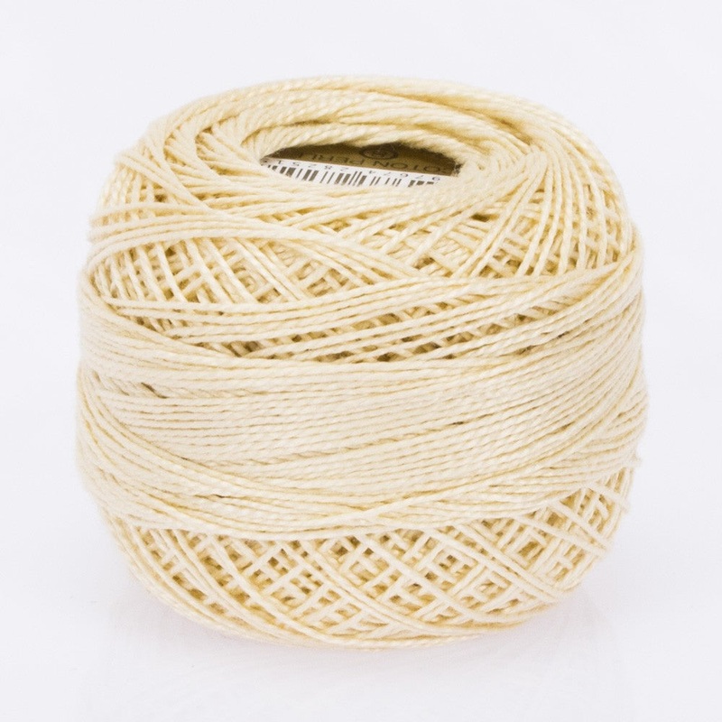 Madame Tricote Paris Koton Perle No:8 Embroidery Thread, Ecru – Ecru