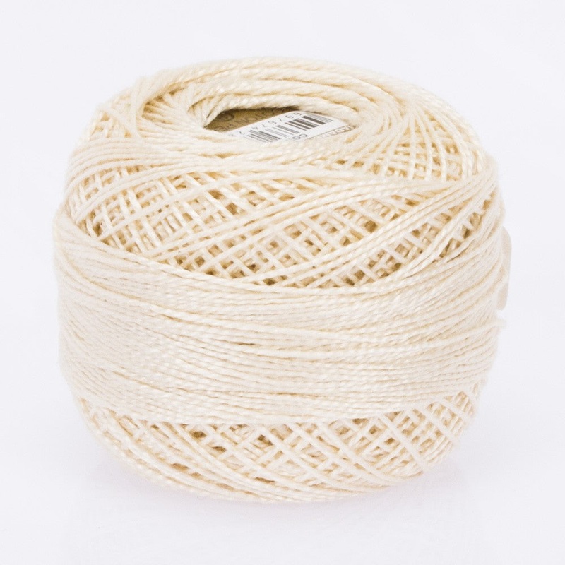Madame Tricote Paris Koton Perle No:8 Embroidery Thread, Ivory – Ivory