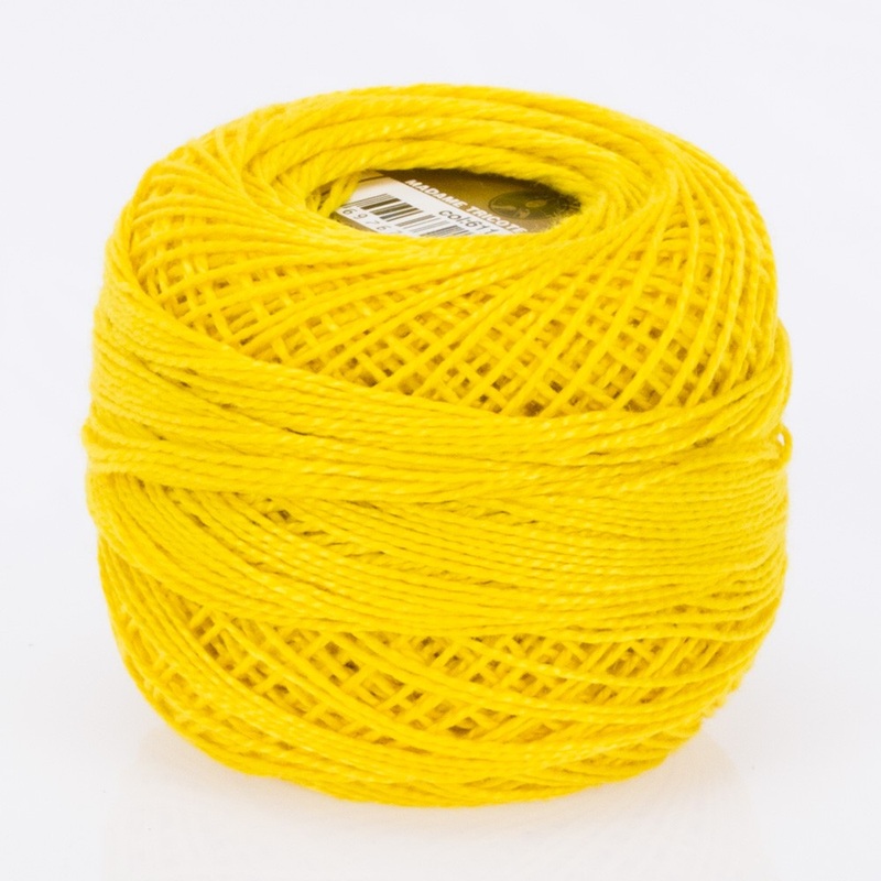 Madame Tricote Paris Koton Perle No:8 Embroidery Thread, Lemon – 611
