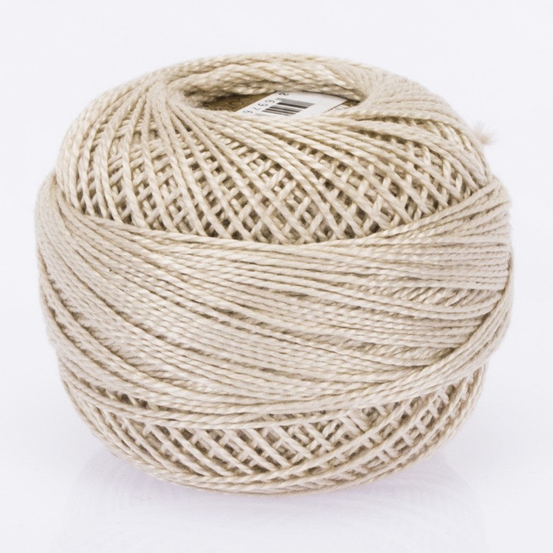 Madame Tricote Paris Koton Perle No:8 Embroidery Thread, Light Beige – 388