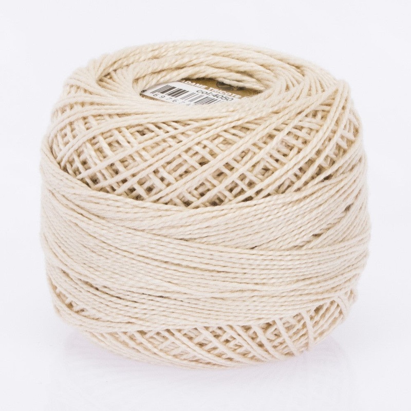 Madame Tricote Paris Koton Perle No:8 Embroidery Thread, Light Beige – 4050