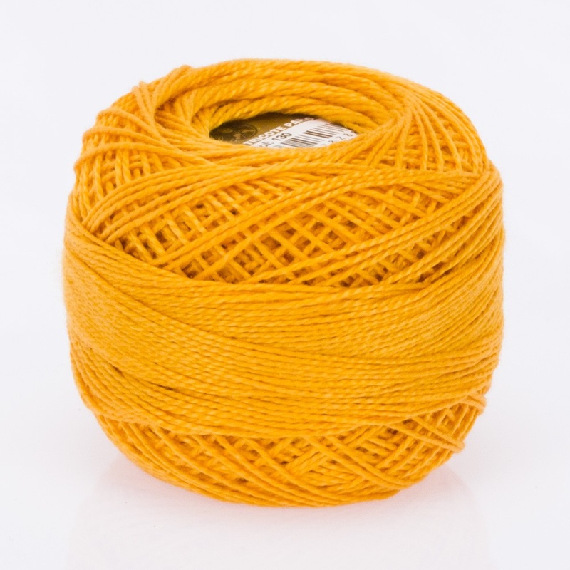Madame Tricote Paris Koton Perle No:8 Embroidery Thread, Orange – 130