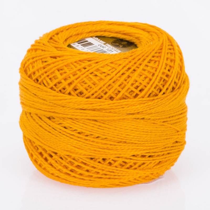 Madame Tricote Paris Koton Perle No:8 Embroidery Thread, Orange – 131