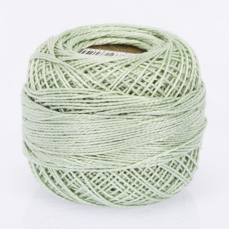 Madame Tricote Paris Koton Perle No:8 Embroidery Thread, Pastel Green – 4054
