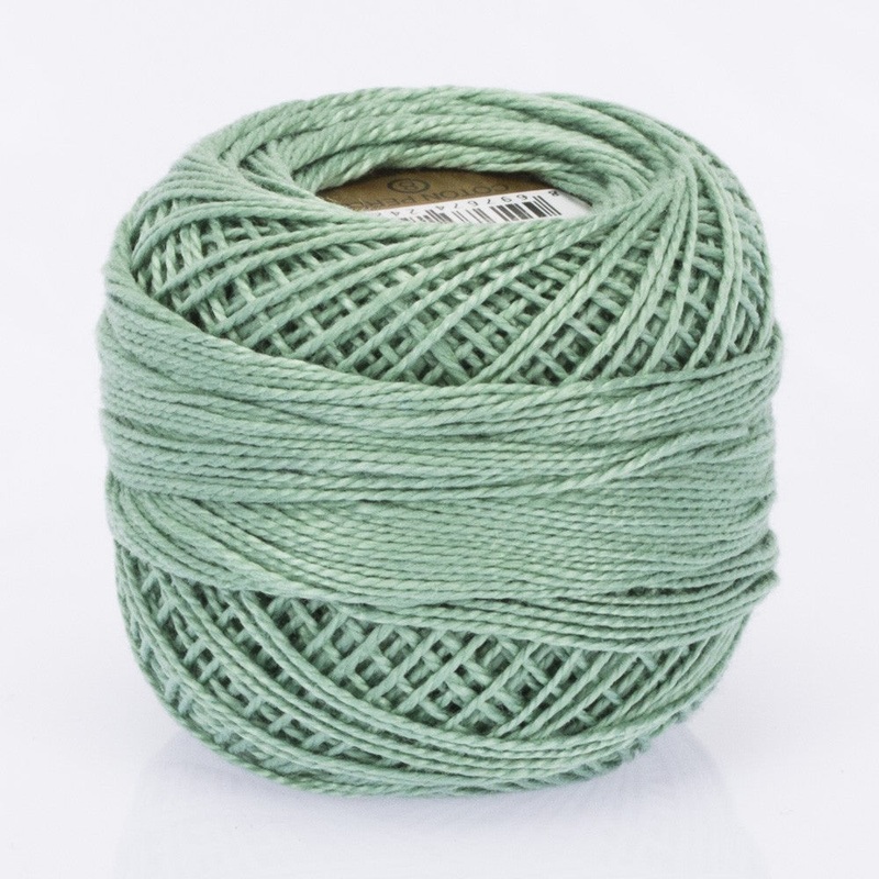 Madame Tricote Paris Koton Perle No:8 Embroidery Thread, Seaweed Green – 4014
