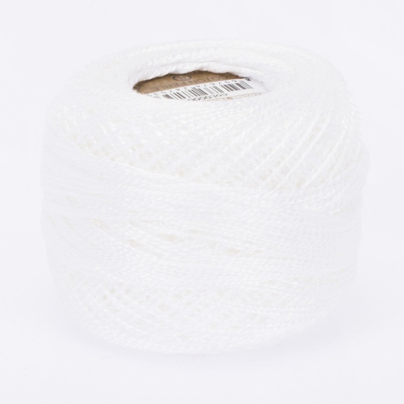 Madame Tricote Paris Koton Perle No:8 Embroidery Thread, Snow white – Snow white