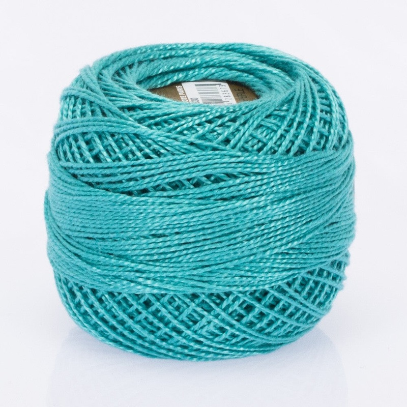 Madame Tricote Paris Koton Perle No:8 Embroidery Thread, Turquoise – 630