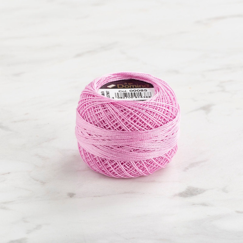 Domino Cotton Perle Size 12 Embroidery Thread (5 g), Lilac – 4590012-85