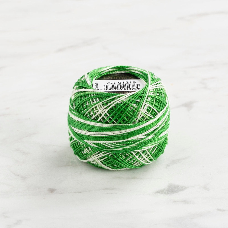 Domino Cotton Perle Size 12 Embroidery Thread (5 g), Variegated – 4590012-1215