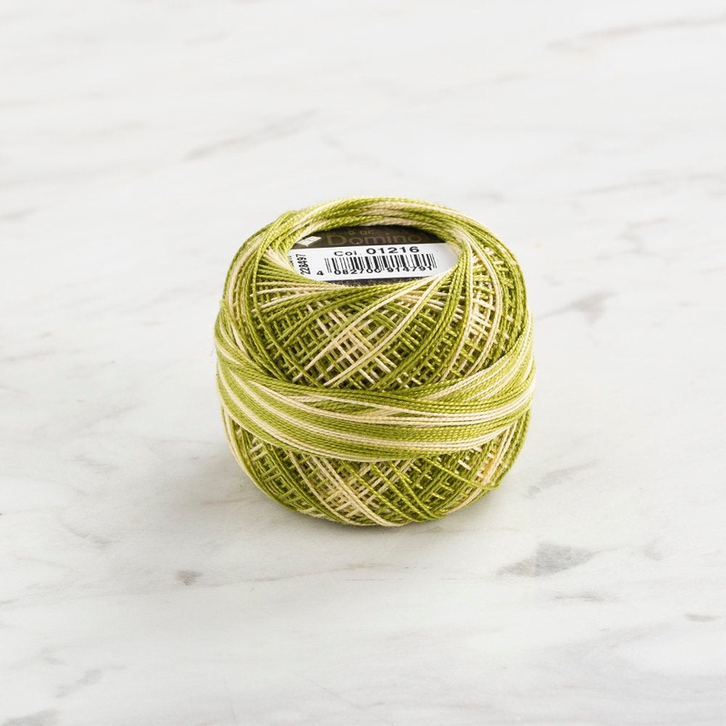 Domino Cotton Perle Size 12 Embroidery Thread (5 g), Variegated – 4590012-1216