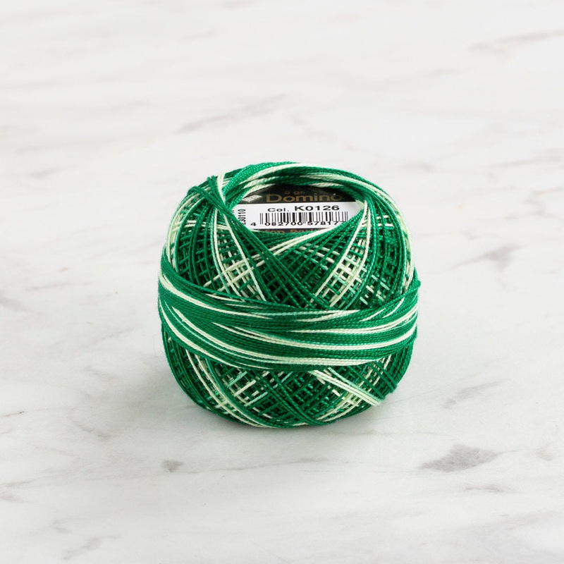 Domino Cotton Perle Size 12 Embroidery Thread (5 g), Variegated – 4590012-K0126