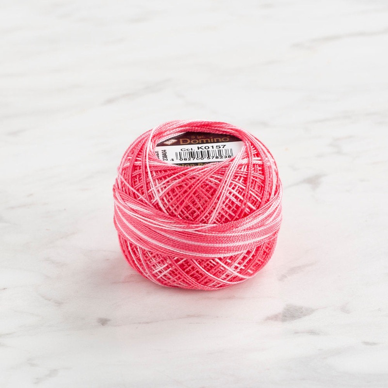 Domino Cotton Perle Size 12 Embroidery Thread (5 g), Variegated – 4590012-K0157