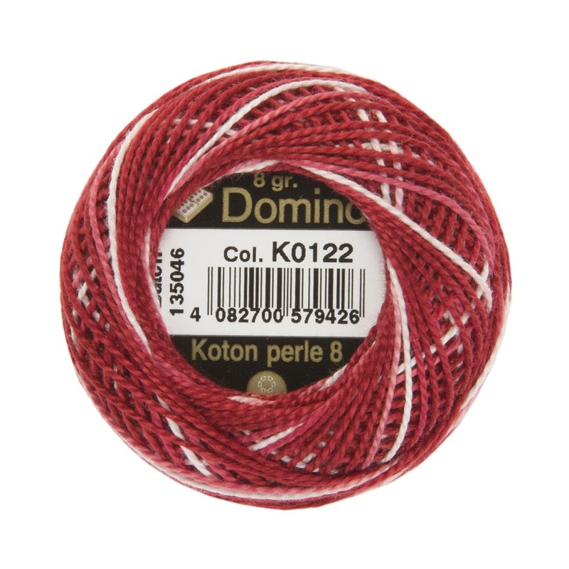 Domino Cotton Perle Size 8 Embroidery Thread (8 g), Variegated – 4598008-K0122