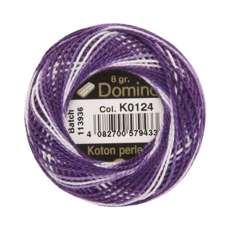Domino Cotton Perle Size 8 Embroidery Thread (8 g), Variegated – 4598008-K0124
