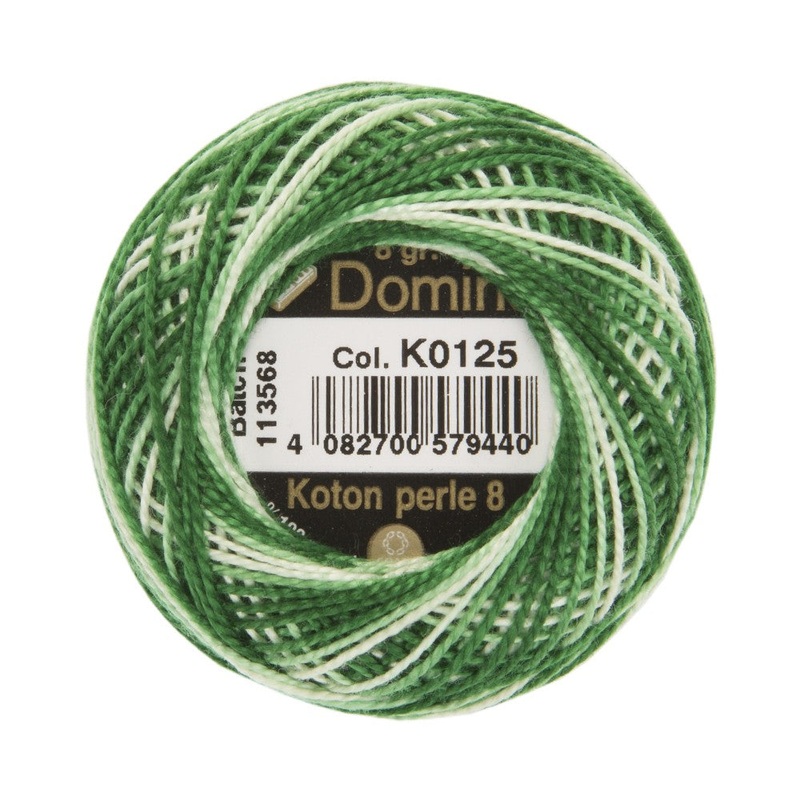 Domino Cotton Perle Size 8 Embroidery Thread (8 g), Variegated – 4598008-K0125