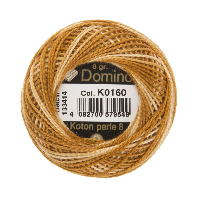 Domino Cotton Perle Size 8 Embroidery Thread (8 g), Variegated – 4598008-K0160