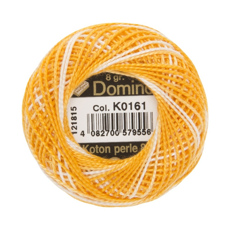 Domino Cotton Perle Size 8 Embroidery Thread (8 g), Variegated – 4598008-K0161