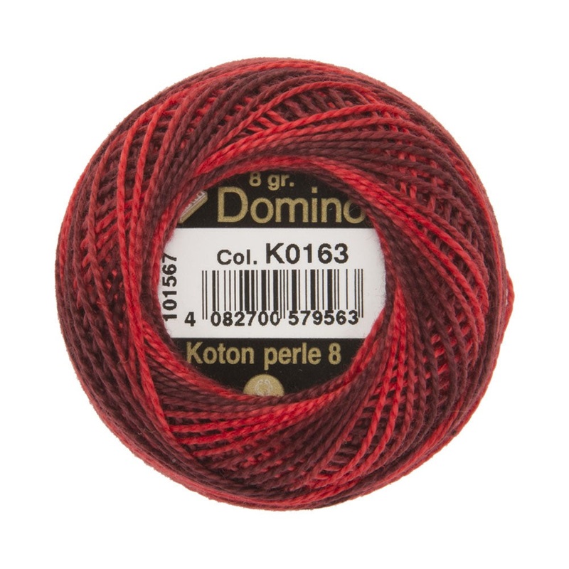 Domino Cotton Perle Size 8 Embroidery Thread (8 g), Variegated – 4598008-K0163