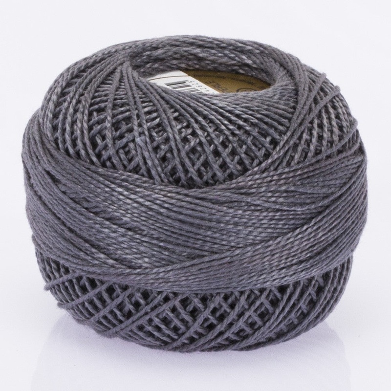 Madame Tricote Paris Koton Perle No:8 Embroidery Thread, Grey – 483