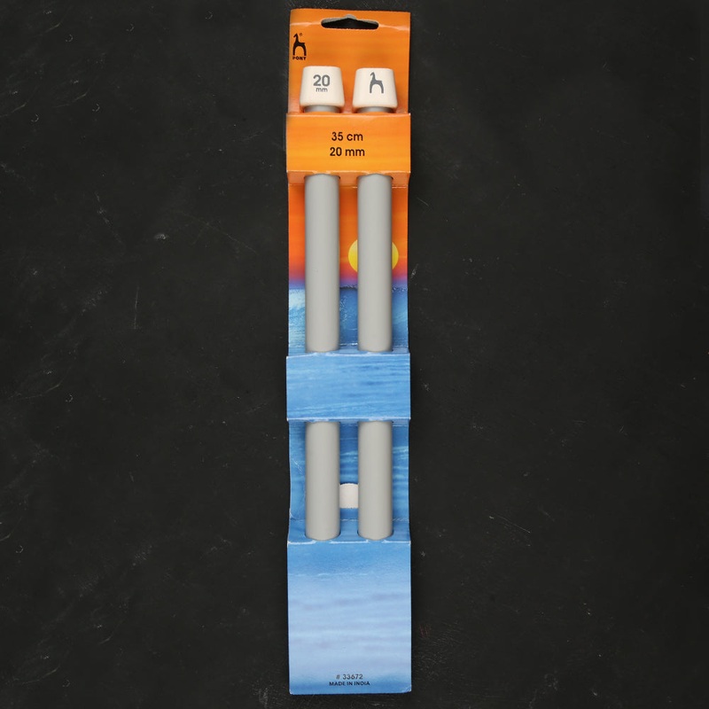 Pony 20 mm 35 cm Aluminum Knitting Needle – 33672