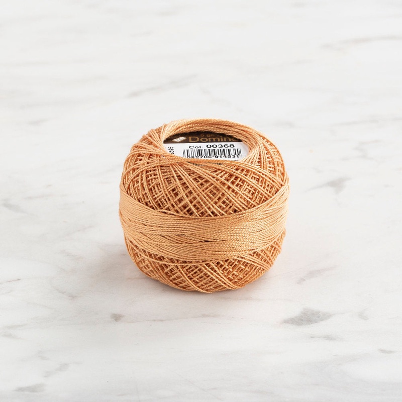 Domino Cotton Perle Size 12 Embroidery Thread (5 g), Beige – 4590012-368