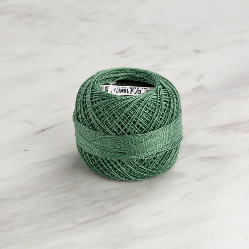 Domino Cotton Perle Size 12 Embroidery Thread (5 g), Green – 4590012-00216