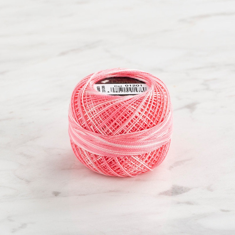 Domino Cotton Perle Size 12 Embroidery Thread (5 g), Variegated – 4590012-1201