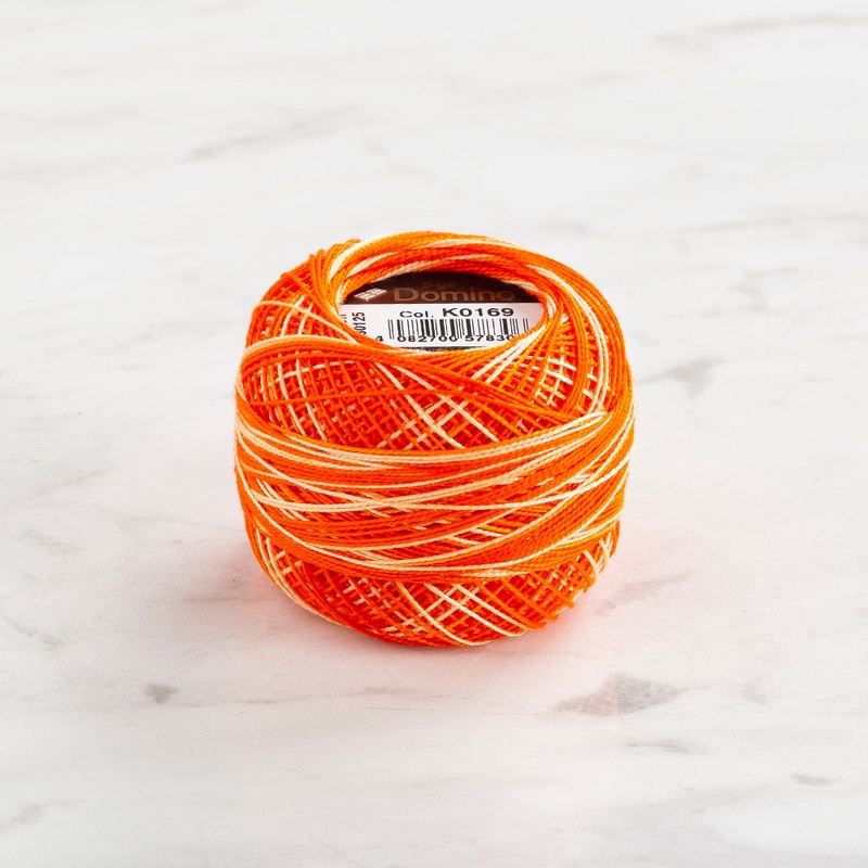Domino Cotton Perle Size 12 Embroidery Thread (5 g), Variegated – 4590012-K0169