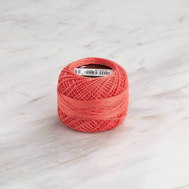 Domino Cotton Perle Size 12 Embroidery Thread (5 g), Vermilion – 4590012-01023