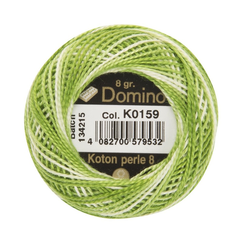 Domino Cotton Perle Size 8 Embroidery Thread (8 g), Variegated – 4598008-K0159