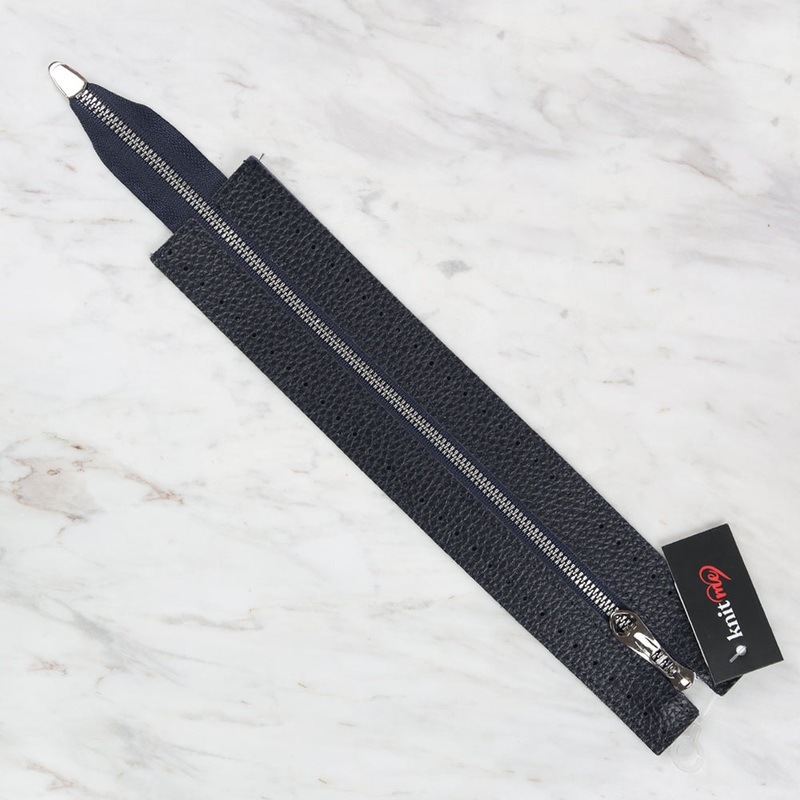 Knitme Bag Zipper 6×30 cm Blue BA-0066