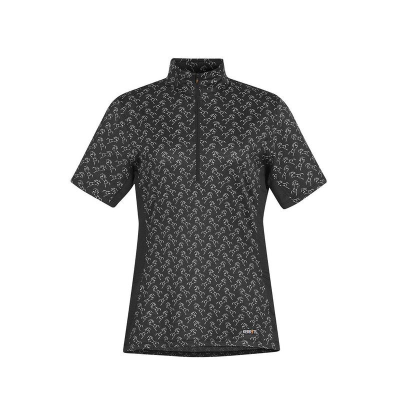 Aire Ice Fil Short Sleeve Zip Shirt – Print